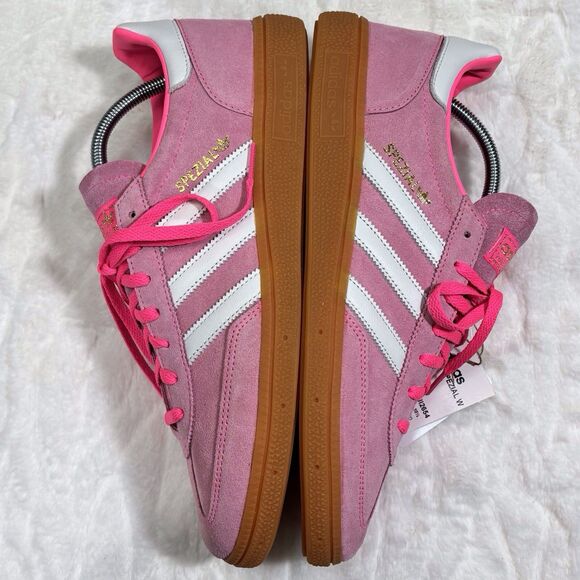 NWT Adidas Handball Spezial Sneaker Lucid Pink Women’s Size US 12 JI2654 - Picture 5 of 8